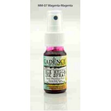 Cadence Mix Media Ink Spray 25ml Magenta MM07