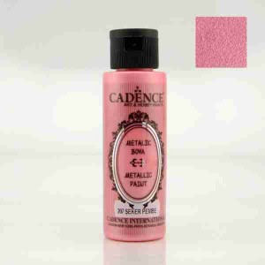Cadence Diamond Metallic Paint 70ml Sugar Pink 207