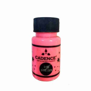 Cadence Glow in the Dark Paint 50ml Pink 579
