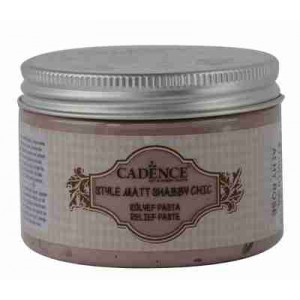 Cadence Shabby Chic Relief Paste 150ml Ashy Rose S7