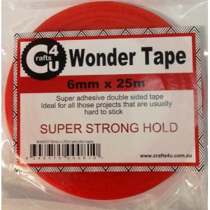 Crafts4U 6mm x 25m Wonder Tape 30007