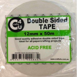 Crafts4U 12mm x 50m Double Sided Tape 30009