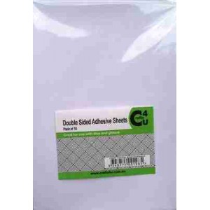 Crafts4U Double Sided A5 Adhesive Sheets 10 Pack 10047