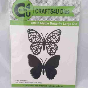 Crafts4U Die Mable Butterfly Large (2 dies) 70033