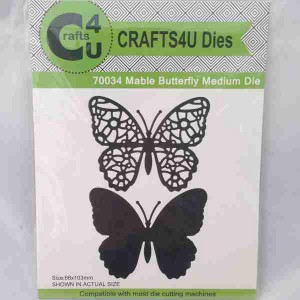 Crafts4U Die Mable Butterfly Medium (2 dies) 70034