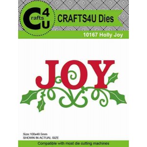 Crafts4U Die Holly Joy 10167