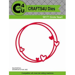Crafts4U Die Circle Heart 10177