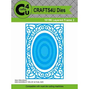 Crafts4U Die Layered Frame 2 (7 dies) 10196