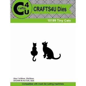 Crafts4U Die Tiny Cats (2 dies) 10199