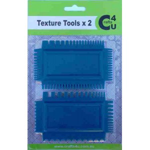 Crafts4U Art Comb Texture Tools 2 Pack 10072